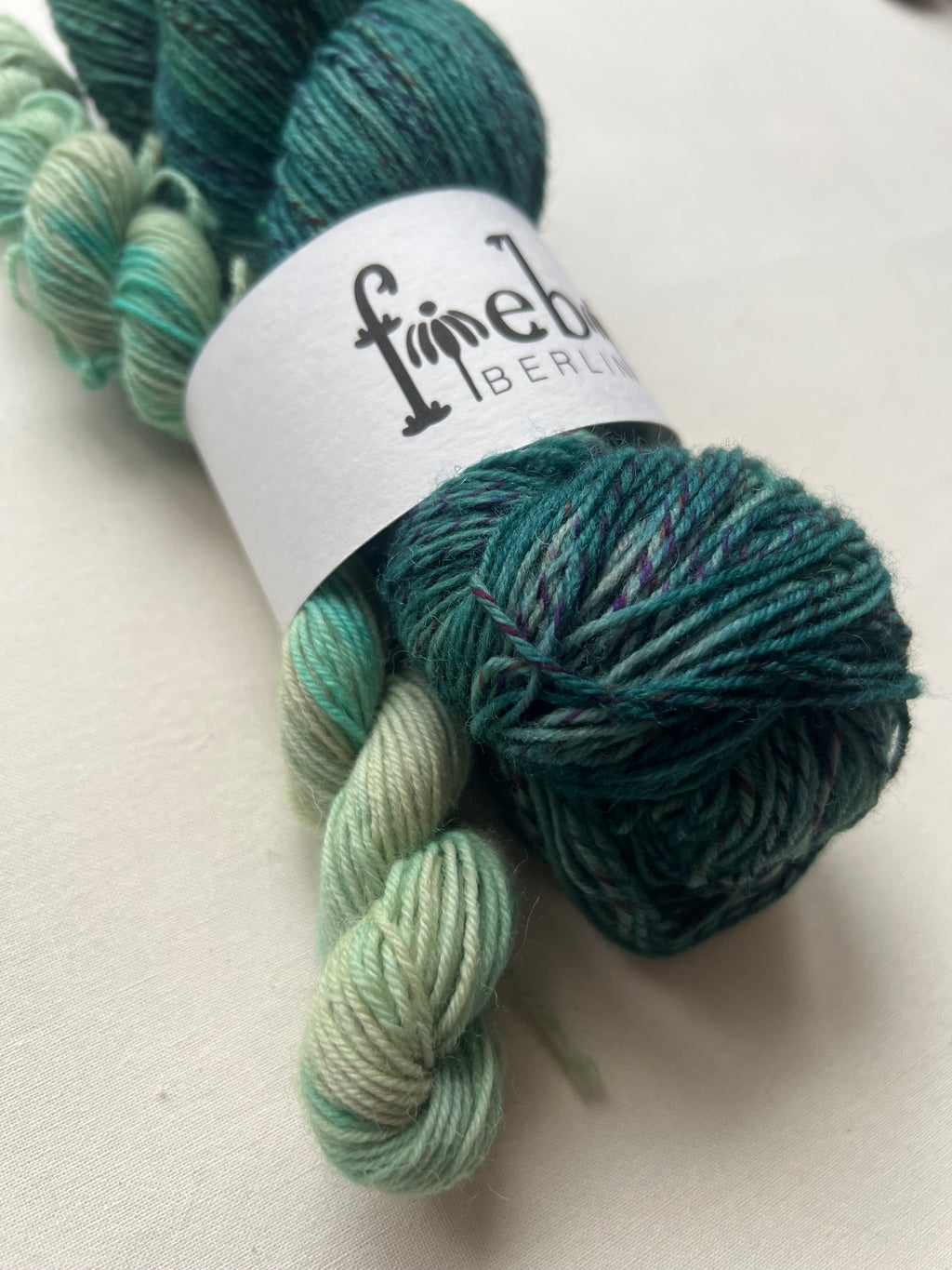 Green Rainbow Wollset