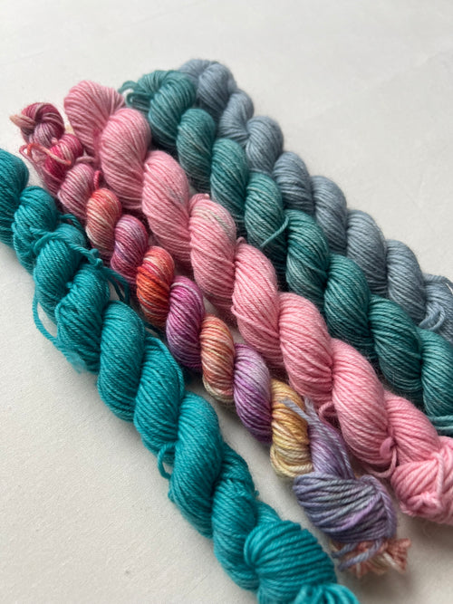 Bunter Himmel Woll-Minis