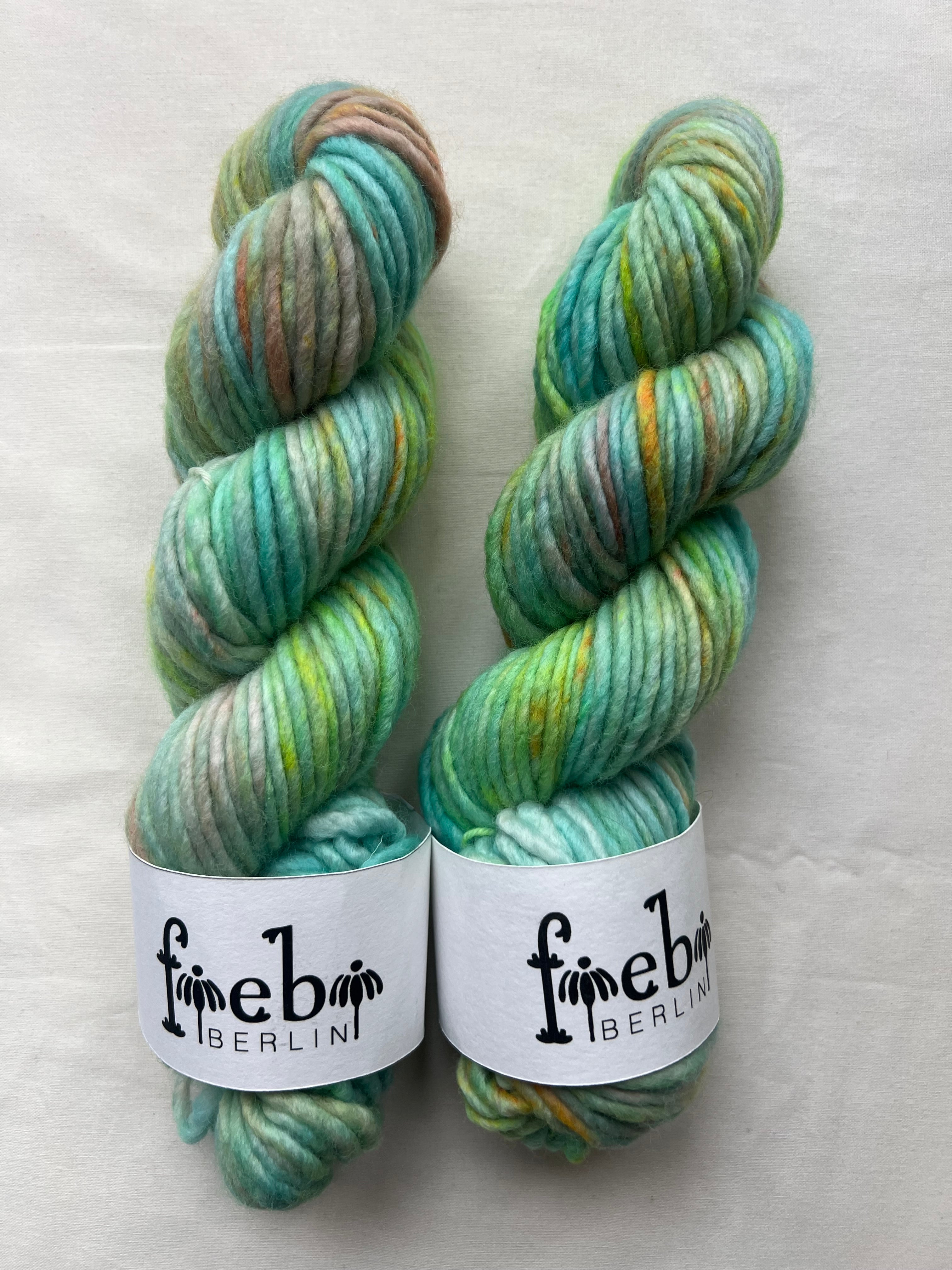 Fresh Greens chunky Merino Wolle