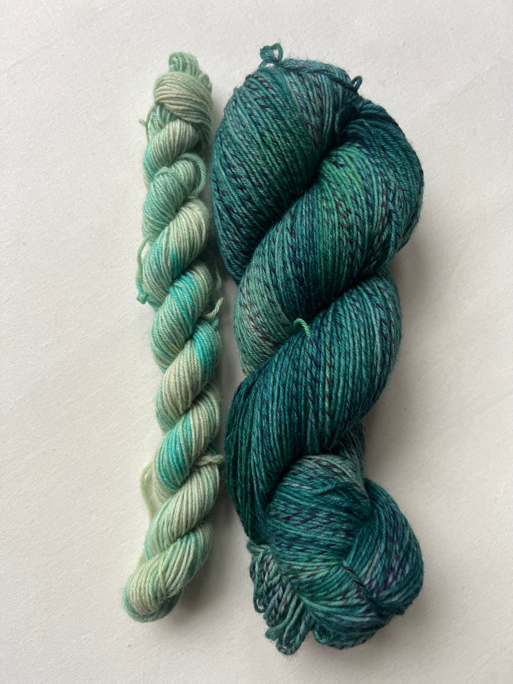 Green Rainbow Wollset