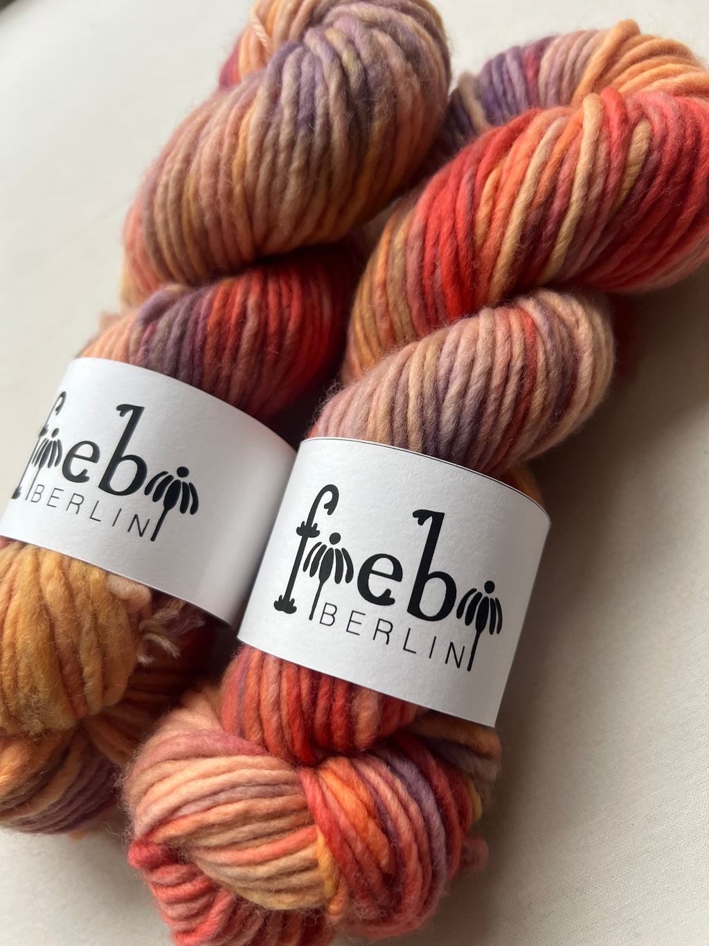 Sunset chunky Merino Wolle