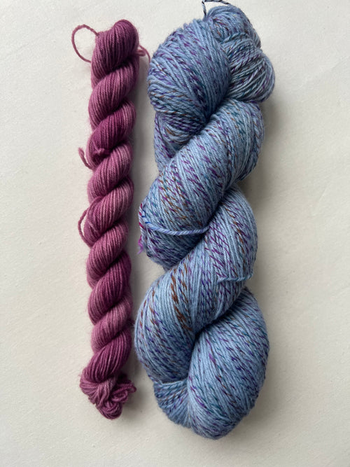 Blue Rainbow Wollset