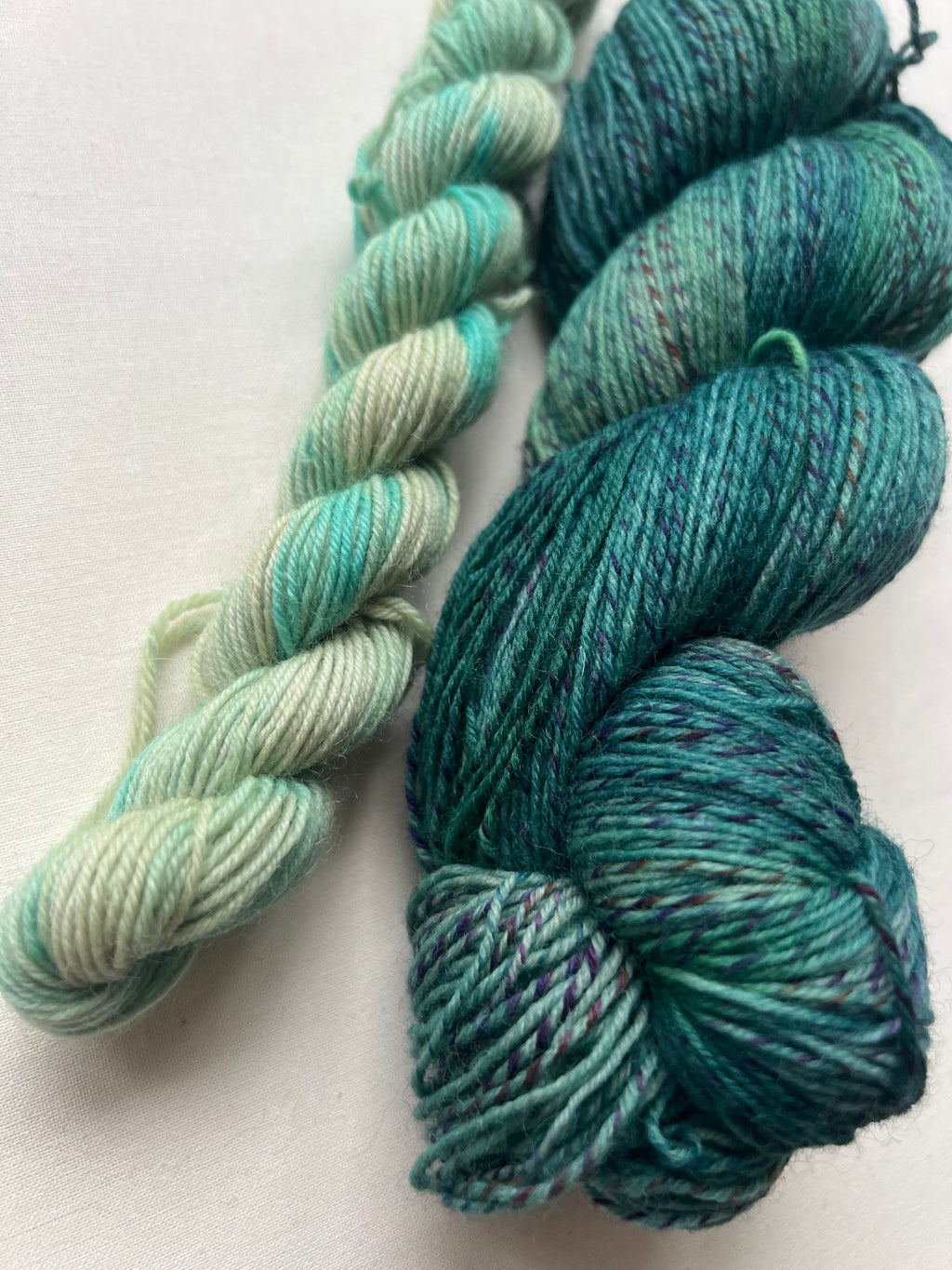 Green Rainbow Wollset