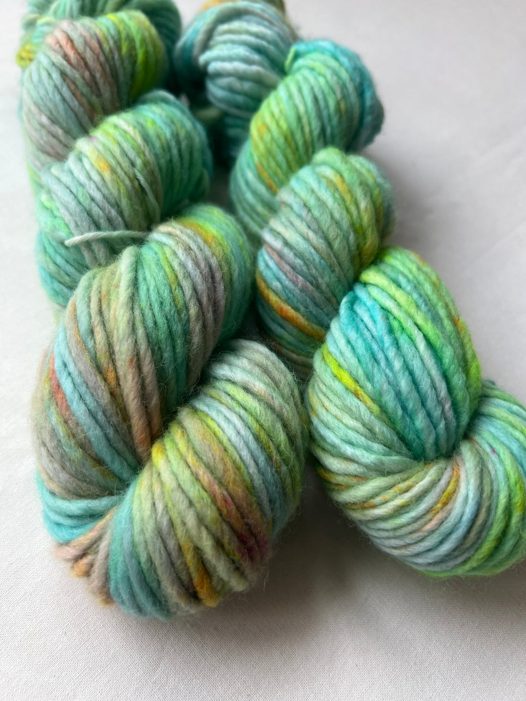 Fresh Greens chunky Merino Wolle