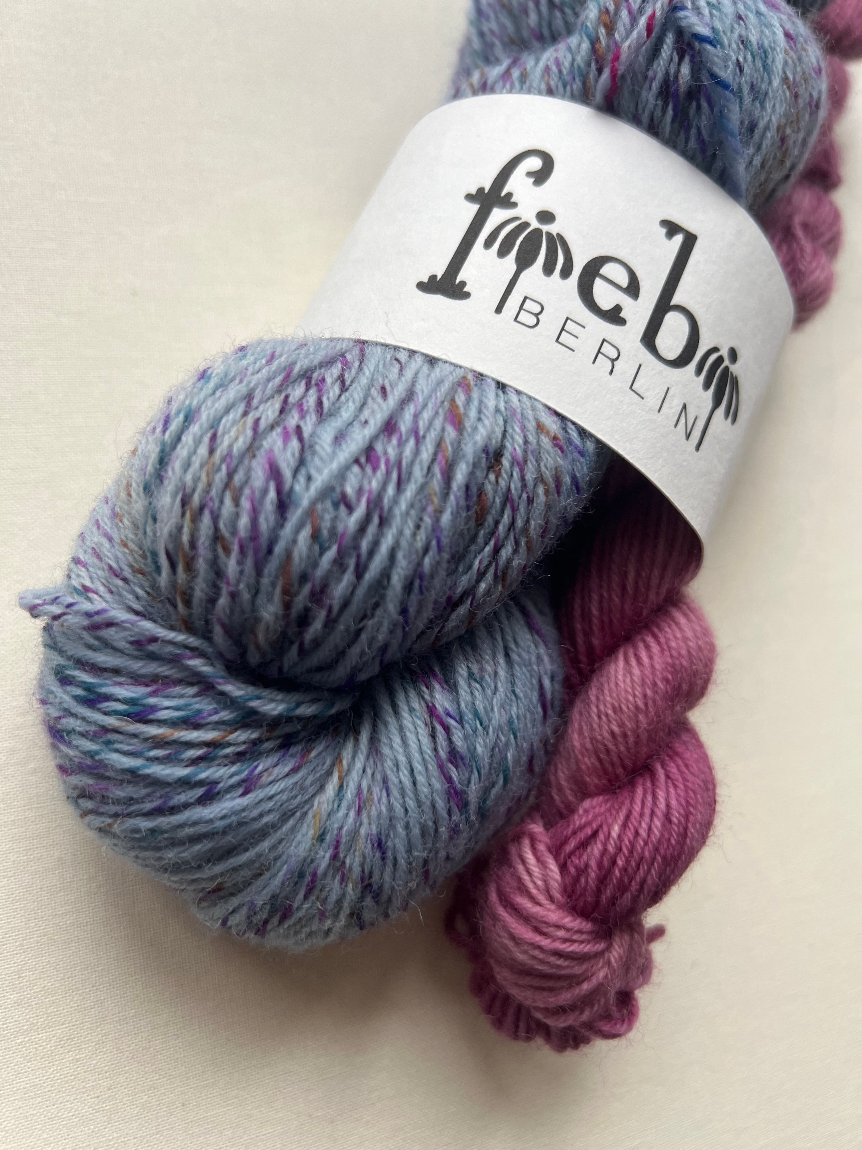 Blue Rainbow Wollset