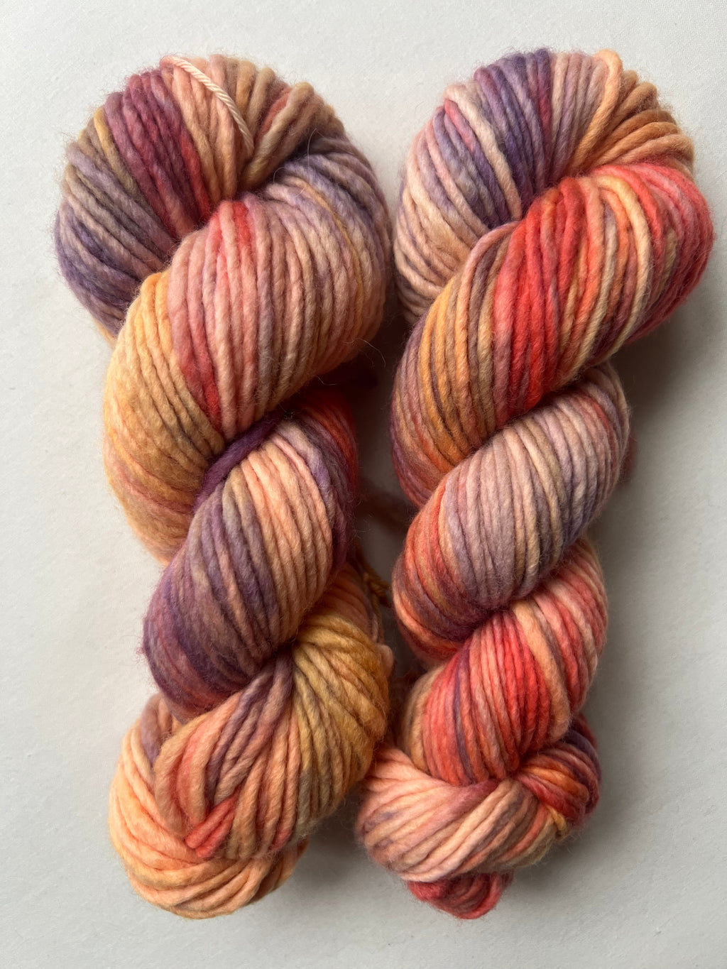 Sunset chunky Merino Wolle