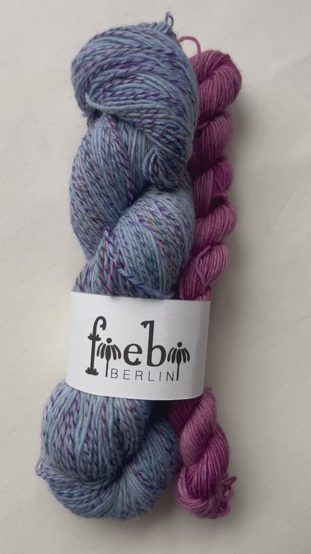 Blue Rainbow Wollset