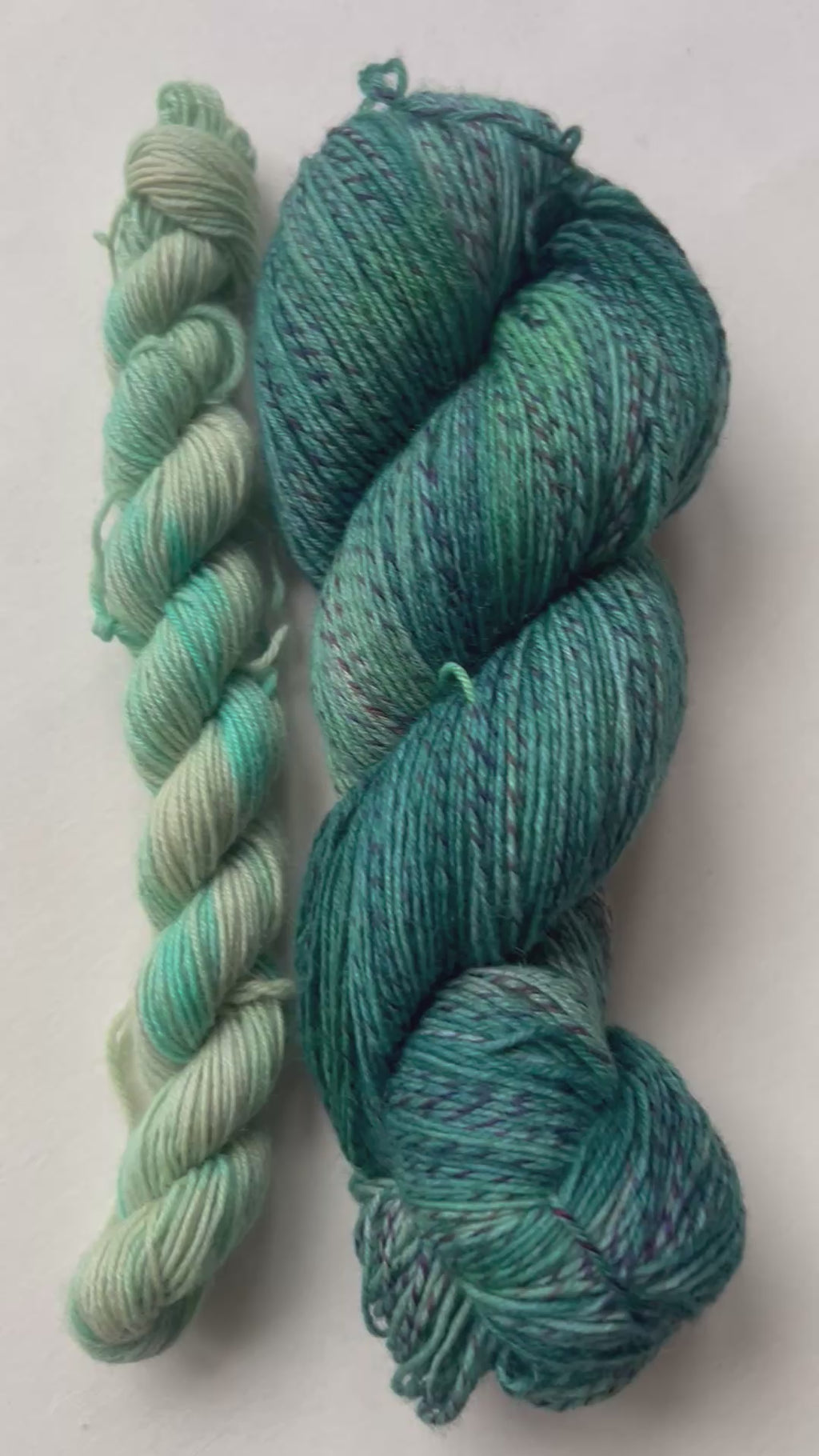 Green Rainbow Wollset