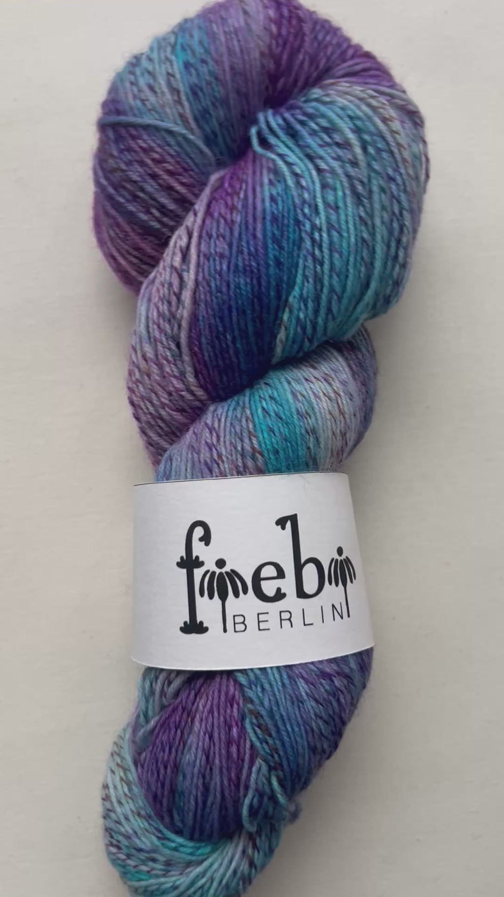 Purple Rainbow Wolle